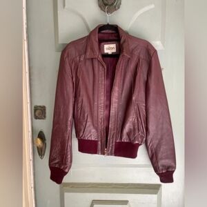 1970's Vintage Silton Leather  Bomber Jacket